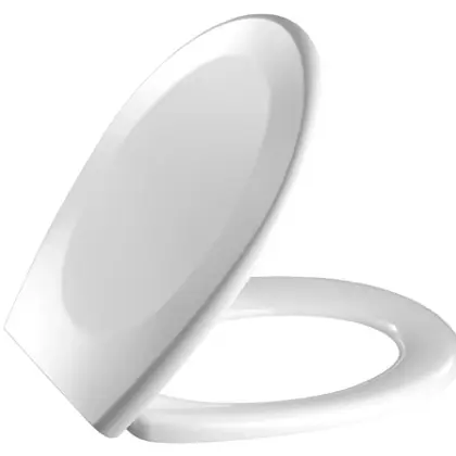 716000-D97999 07 Uni 500 toiletzitting - wit - scharnier inox