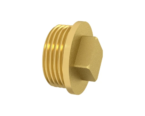 Brassline messing stop met rand M 4/4 (zak 5st) - prijs per stuk - enkel geschikt voor water 830230
