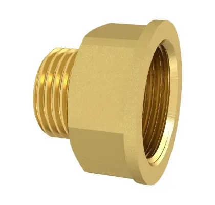 833560 Brassline messing verloop mof FM 2 x 5/4 (zak 1st) - prijs per stuk - enkel geschikt voor water
