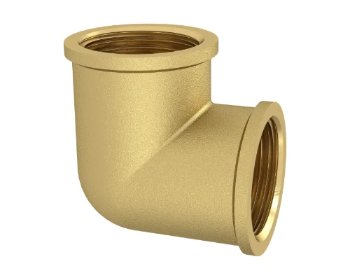 Brassline messing knie 90° FF 2 x 2 (zak 1st) - prijs per stuk - enkel geschikt voor water 835060