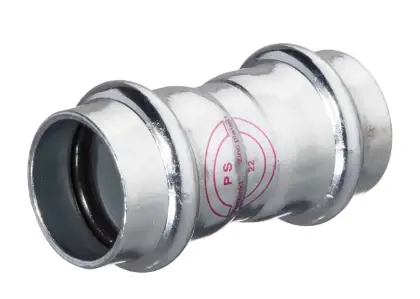 960001818 Carboline staal verzinkt mof FF 18 x 18 mm (M/V-profiel)
