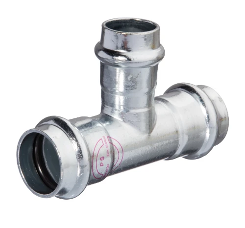 Carboline staal verzinkt verloop T-stuk FFF 22 x 18 x 22 mm (M/V-profiel) 96110221822