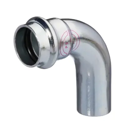 962101515 Carboline staal verzinkt inschuif bocht 90° MF 15 mm (M/V-profiel)