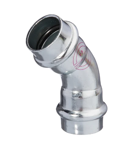 Carboline staal verzinkt bocht 45° FF 28 x 28 mm (M/V-profiel) 962302828