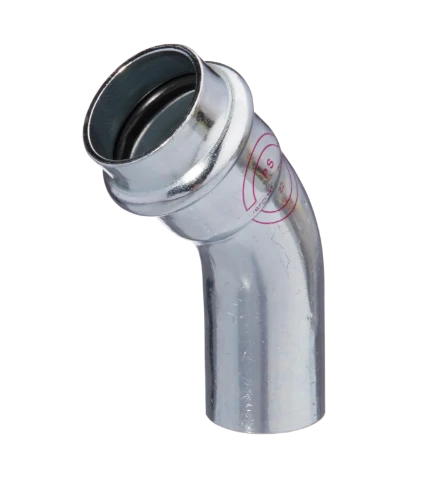 962401818 Carboline staal verzinkt inschuif bocht 45° MF 18 x 18 mm (M/V-profiel)