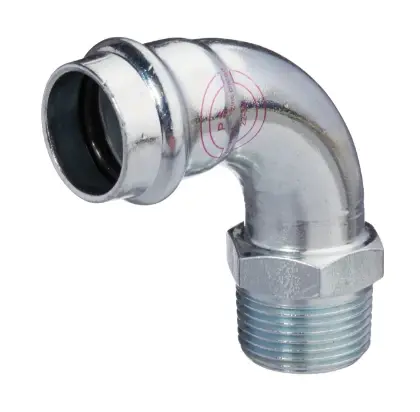 9625018012 Carboline staal verzinkt overgangsbocht 90° MF 18 x 1/2 M (M/V-profiel)