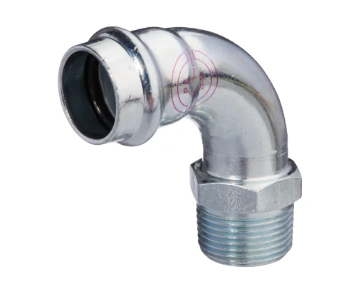 Carboline staal verzinkt overgangsbocht 90° MF 42 x 6/4 M (V-profiel) 9625042112