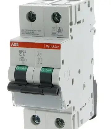 ABB 780667051 ABB Vynckier automatische zekering 2P 6A 3000a