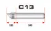 ACV Rookgasmuurdoorvoer ACV concentrisch 100/150mm C13 10800302