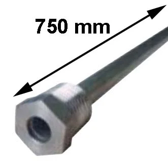 ACV Voelerhuls inox d 1/2 12/10 l 750 mm acv 39438039
