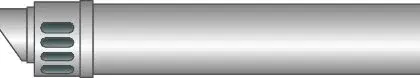 ACV Rookgasmuurdoorvoer ACV Prestige concentrisch 80/125mm L=730mm 537D6185