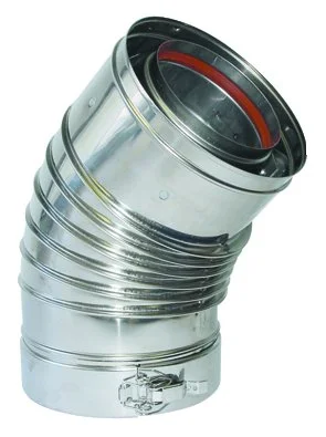 ACV Concentrische rookgasbocht ACV Prestige/Delta inox inox 100/150mm 537D6203