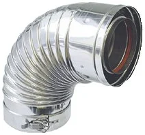 ACV Concentrische rookgasbocht ACV Prestige/Delta inox inox 100/150mm 537D6204
