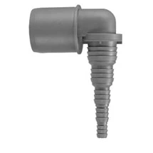 Airfit 50016SW Airfit PVC slangnippel haaks 8-25 mm x 40 mm