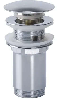 Airfit 60700KK Airfit design afvoerplug met click-clack 5/4 - chroom - groot model