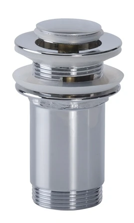 Airfit 60701KK Airfit design afvoerplug met click-clack 5/4 - chroom - klein model