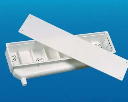 Alixo LIN pre-installatiebox - verticale afloop - omkeerbaar - 530 x 113 x 65 mm ALX-3121-000
