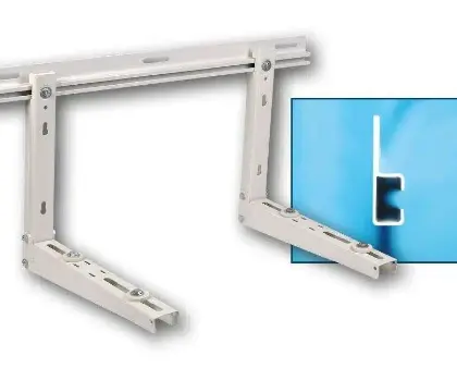Alixo montagekonzole gelakt+traverse u-profiel - sbu01 450 x 400 x 850 mm - 60+60 kg galvabout ALX-6010-000