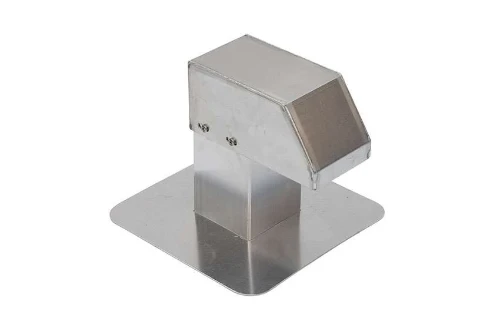 Alixo aluminium dakdoorvoer 125 x 125 mm - 1 uitgang - grondplaat 340 x 340 mm ALX-7122-000