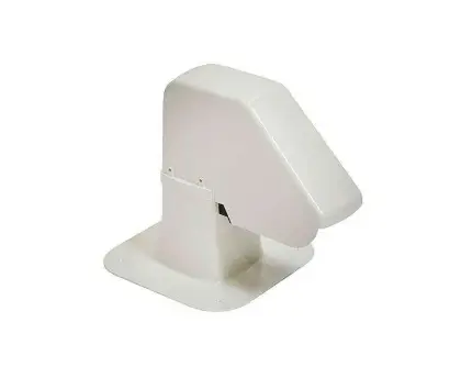 Alixo kunststof dakdoorvoer 125 x 125 mm - 1 uitgang - ±ral9002 ALX-7224-306