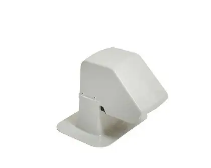Alixo kunststof dakdoorvoer 125 x 250 mm - 1 uitgang - ±ral9002 ALX-7254-306