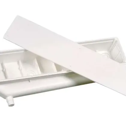 Alixo PRE-INSTALLATIEBOX - VERTICALE AFLOOP OMKEERBAAR GROOT 530X95X65MM Linum ALX-3121-000