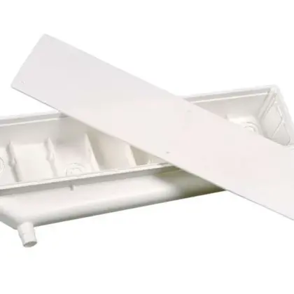 Alixo PRE-INSTALLATIEBOX - VERTICALE AFLOOP OMKEERBAAR  427X95X65MM Linum (ex ALX3120) ALX-3120-000