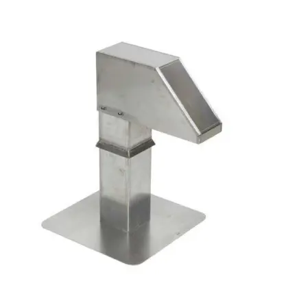 Alixo Dakdoorvoerplaat Alixo dakdoorvoer aluminium vierkant ALX-7126-000