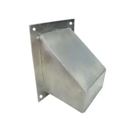 Alixo ALUMINIUM WANDDOORGANG 100X100MM Linum (ex ALX7711) ALX-7711-000