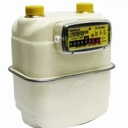 Aquatel 99906200 Aquatel G gasteller met balg G4 3/4 - 6m³/h - met koppelingen - voorzien voor impulsgever