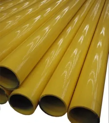 Arcelor ISO Forte/H gelaste buis gelakt 2 (lengte 6m) - geel RAL 1018 - S195T Vlgs EN 10255 Type H - voor draadtoepassingen - prijs per meter ISFDN050Y