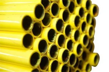 Arcelor ISMDN032Y Arcelor ISO Medium gelaste buis gelakt 5/4 (lengte 6m) - geel RAL 1018 - S195T Vlgs EN 10255 Type M - voor lastoepassingen - prijs per meter