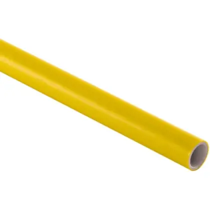 Arcelor Poly-Z Forte gelaste buis PE-mantel 3/4 (lengte 6m) - geel - S195T Vlgs EN 10255 Type H - voor draadtoepassingen - prijs per meter POLYZISFDN020Y