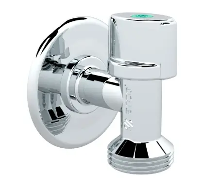 Arco 00729mac Arco L-86 haakse wasmachinebolkraan MM 1/2 x 3/4 - chroom – bovenbediening met Vitaq kogel en metalen hendel