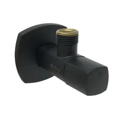 Arco 202511 Arco A-80 Lipstick hoekstopbolkraan MM 1/2 x 3/8 - zwart mat - Anti-kalk