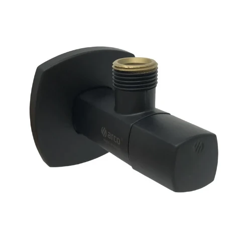 Arco 202511 Arco A-80 Lipstick hoekstopbolkraan MM 1/2 x 3/8 - zwart mat - Anti-kalk