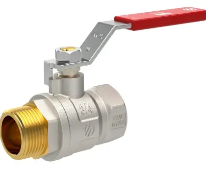 Arco 750602 Arco Sena bolkraan met hendel(rood) MF 3/8 x 3/8