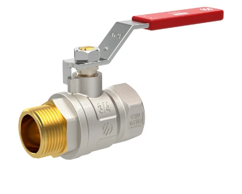 Arco 750602 Arco Sena bolkraan met hendel(rood) MF 3/8 x 3/8