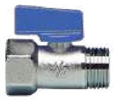 Arco A2207 Arco Mini bolkraan MF 1/2 x 1/2 - met blauwe hendel