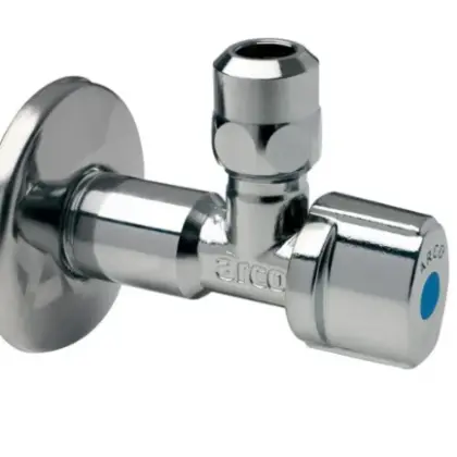 Arco A-80 hoekstopbolkraan met terugslagklep MF 1/2 x 10 mm - chroom - Belgaqua gekeurd NOV25R