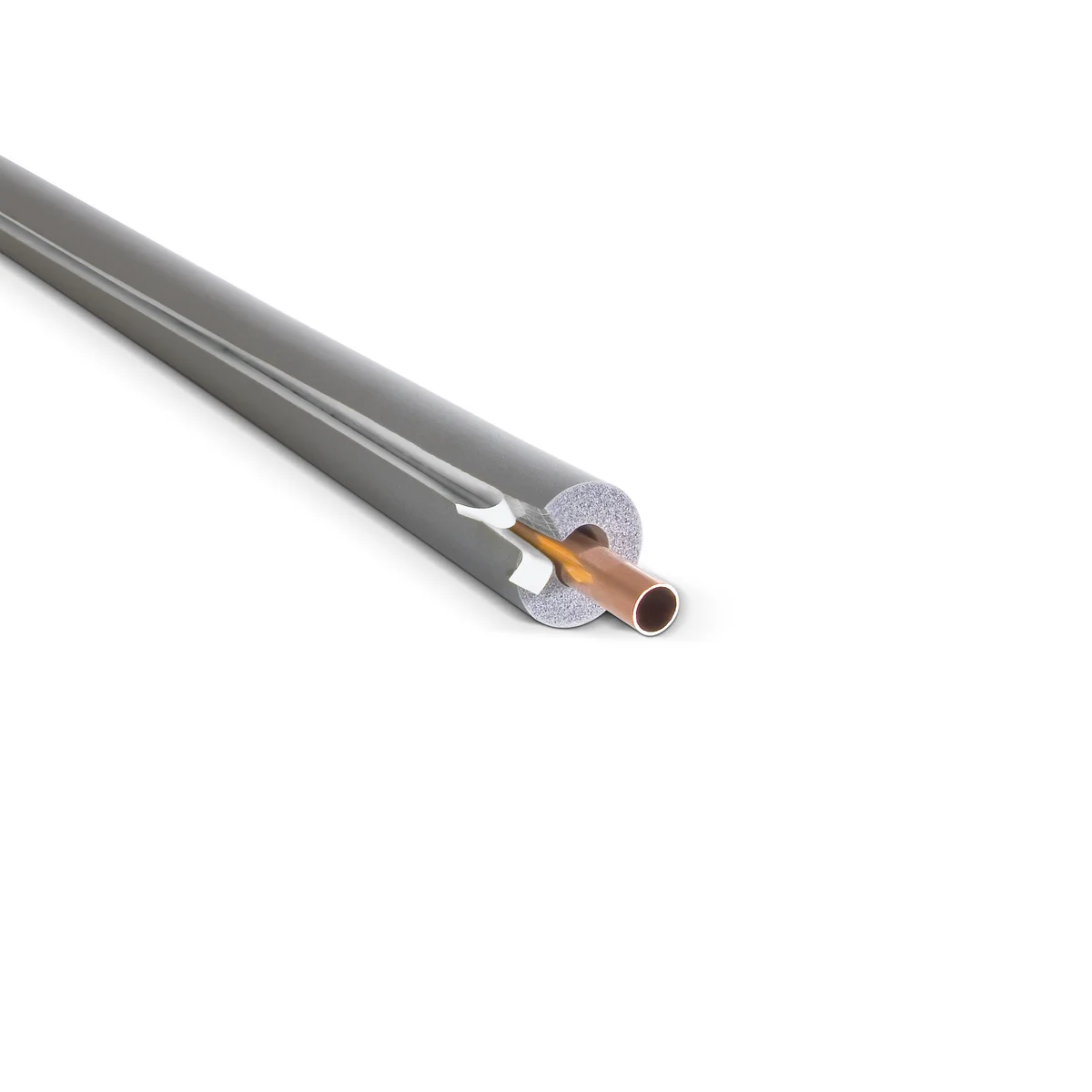 Armacell Thermische buisisolatie Armaflex SH-A Ø35mm, isolatiedikte 10mm, bevestiging zelfklevend grijs Armacell SH-10X035-A