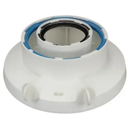 Atag Concentrische adapter duopass 60/100 pp/mw voor i-serie en p-serie atag 0RA10C0P1