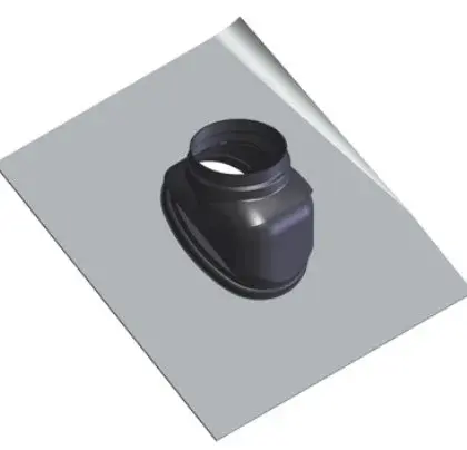 Atag Dakpan univ. 25-45 d: 125 zwart d-loodvrij atag (vervangt RPU125PZ) 0RA12RTP1