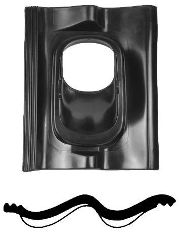 Atag Dakpan sneldek 25-45 d: 125 zwart d-pe atag (vervangt RPS125PZ) 0RA12RTP0
