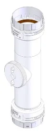 Atag Koppelstuk flex/flex d: 100 d-p atag (vervangt RKF100PU) 0RC10FFP0