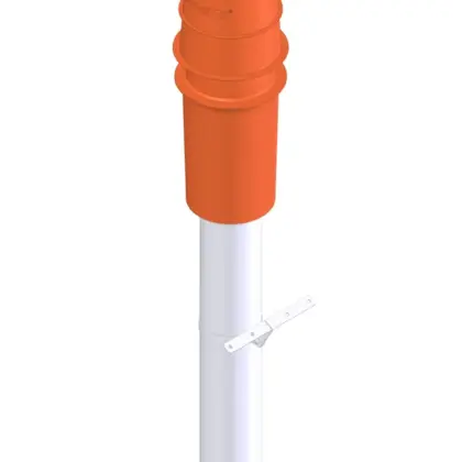 Atag Dakdoorvoer d: 80/125 rood d-p/g atag (vervangt RD0813PR) 0RV12RPS1