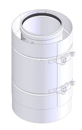 Atag Schuifpijp d: 100/150x 50-100mm d-p/a atag (vervangt RSP010PU) 0RX104030