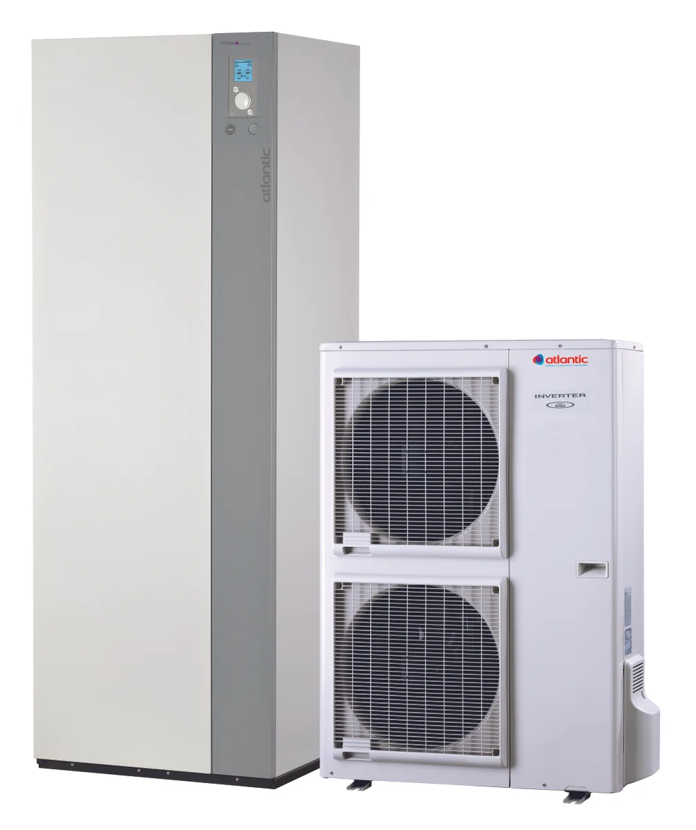 Atlantic All-electric warmtepomp (lucht/water) split Atlantic Alféa Excellia HP A.I. compleet 17kW A++ met boiler 190L 3x380V Duo Tri 17 526663