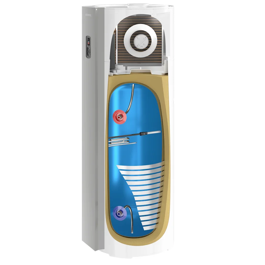 Atlantic Warmtepompboiler Atlantic Explorer 240l XL staal geëmailleerd monobloc A+ 240 Coil 886128
