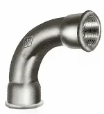 Atusa Draadbocht zwart gietijzer 3/8" FF 90° Atusa fig 2 E0020000032